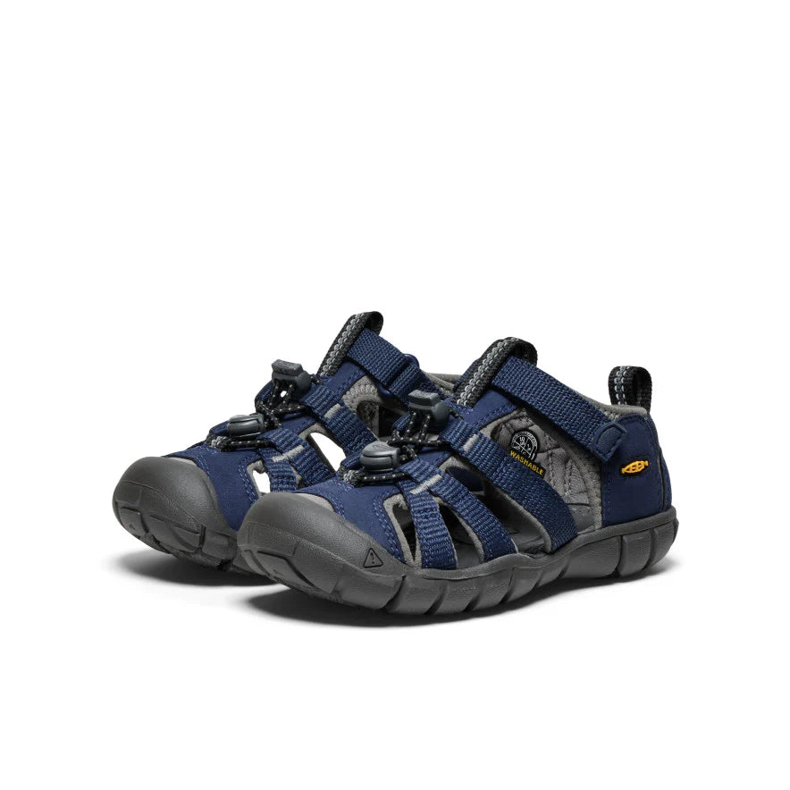 >KEEN Kids Seacamp II CNX Hybrid Water Sandal - NAVAL ACADEMY/DRIZZLE