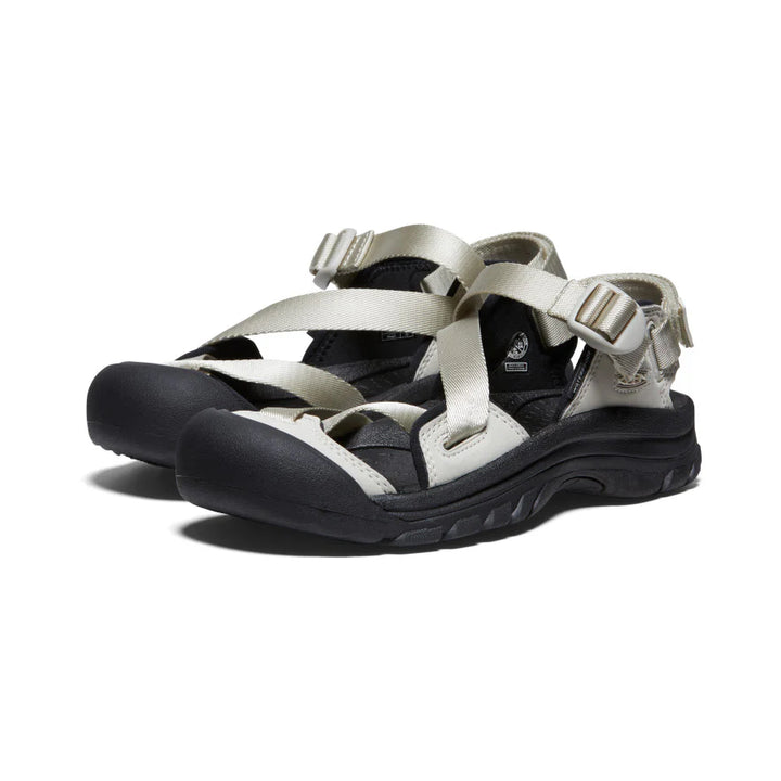 KEEN Women's Zerraport II Open-Air Hybrid Sandal - SILVER BIRCH/BLACK