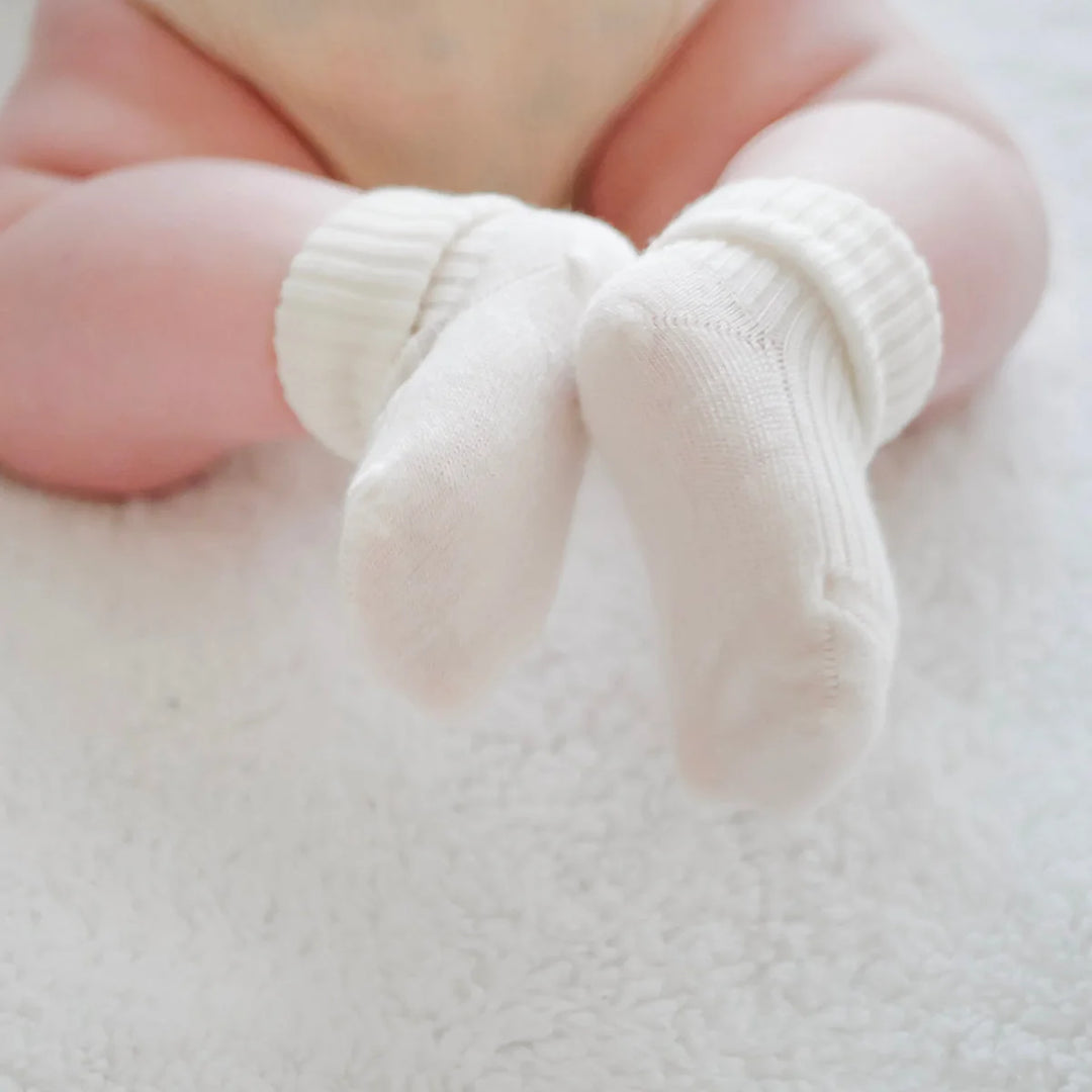 >Woolino Baby and Toddler Wool Socks - Brown-Gray