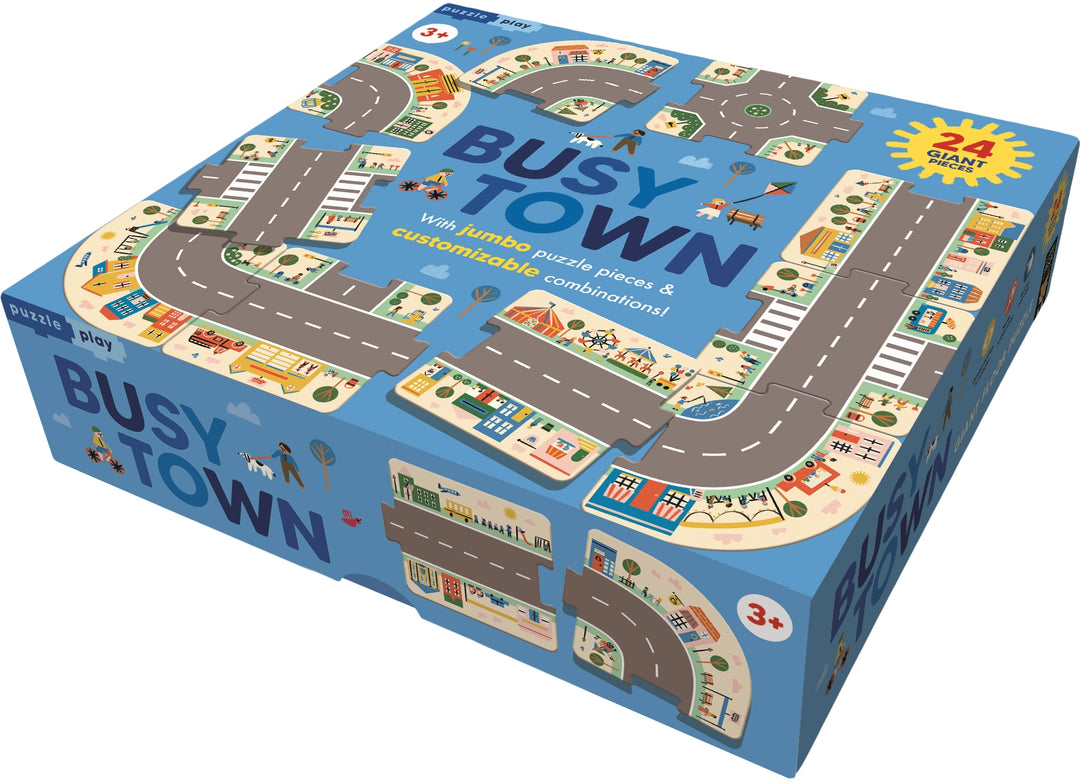 >Usborne Puzzle Play: Busy Town