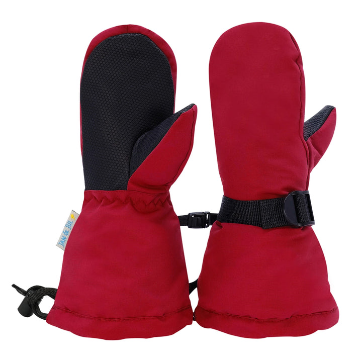 >Jan & Jul Kids Toasty-Dry Waterproof Snow Mitten - Red