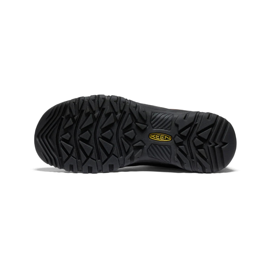 >KEEN Men's Targhee IV Wide Waterproof Hiking Boot - BISON/BLACK