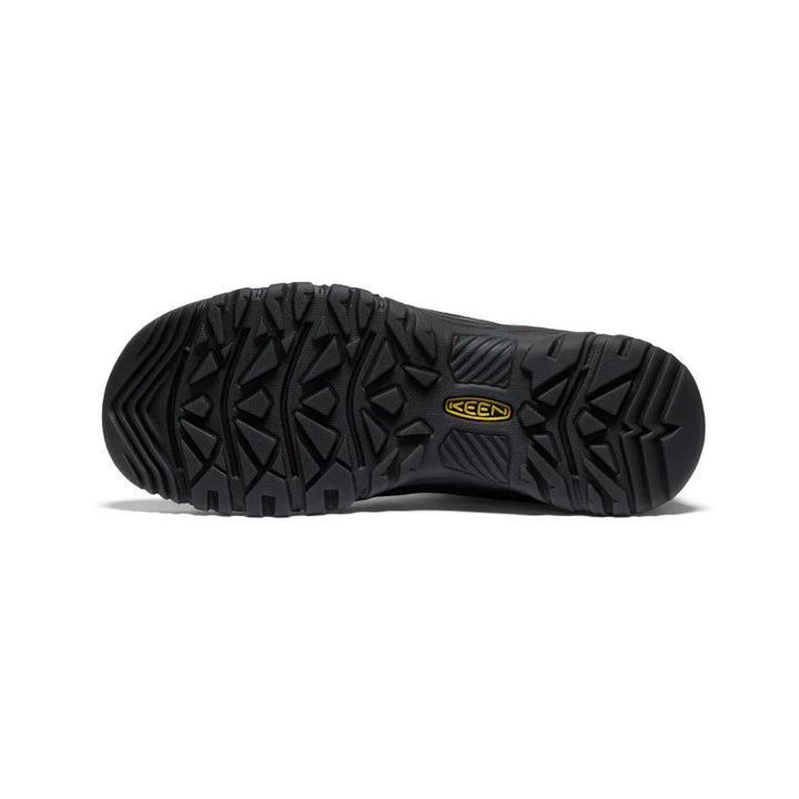 >KEEN Men's Targhee IV Wide Waterproof Hiking Boot - BISON/BLACK