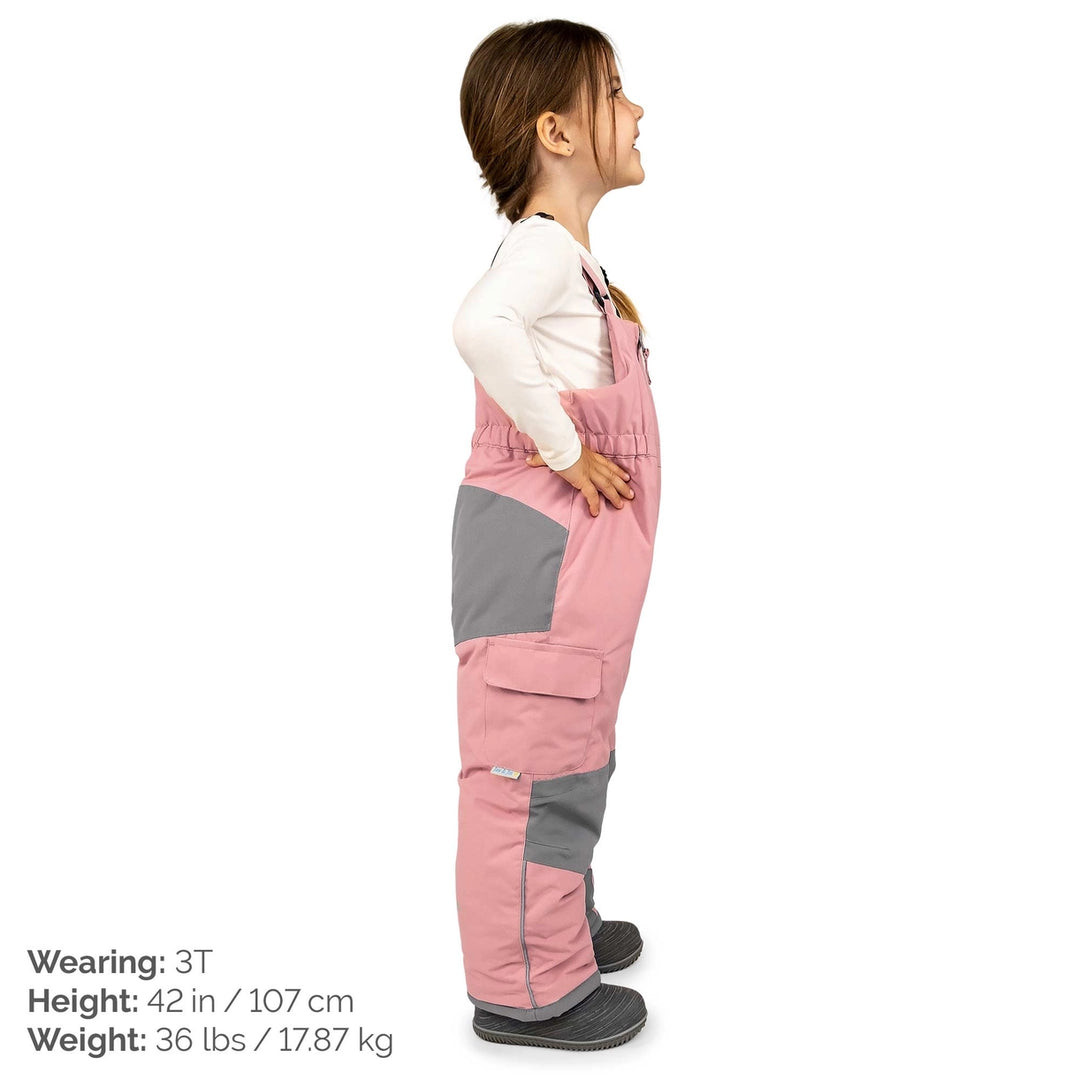 >Jan &amp; Jul Kids Snow Overalls - Dusty Pink