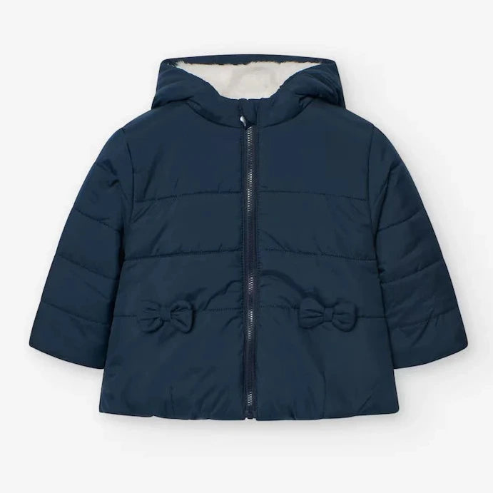 Losan Kids Baby Girl Parka Jacket - Dark Blue - 12-18M