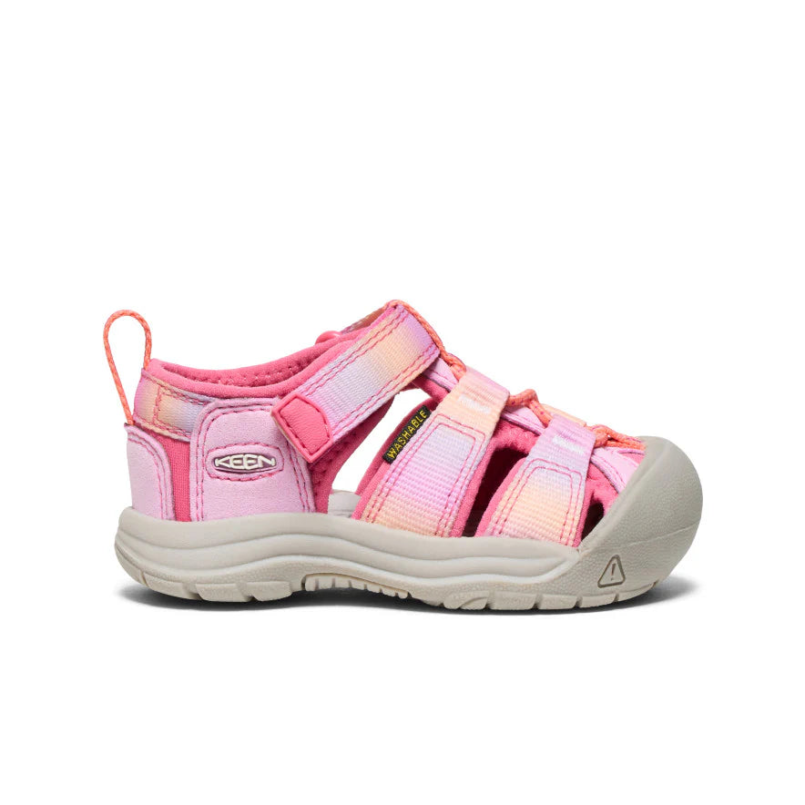 >KEEN Kids Newport H2 Quick-Dry Sandal Sandal - HOT PINK/ORCHID PETAL
