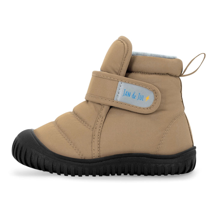 >Jan & Jul Kids Toasty-Dry Boots/Booties - Soft Brown