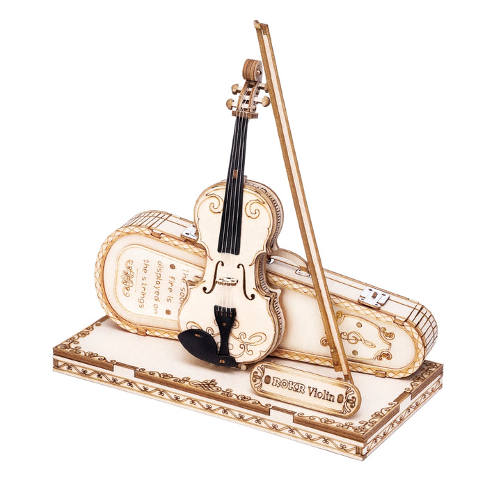 Hands Craft 3D Laser Cut Wooden Puzzle: Violin Capriccio