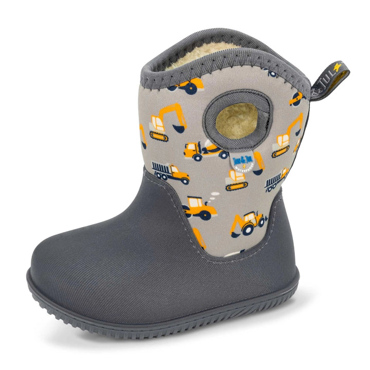 >Jan & Jul Kids Toasty-Dry Lite Winter Boots - Grey Construction