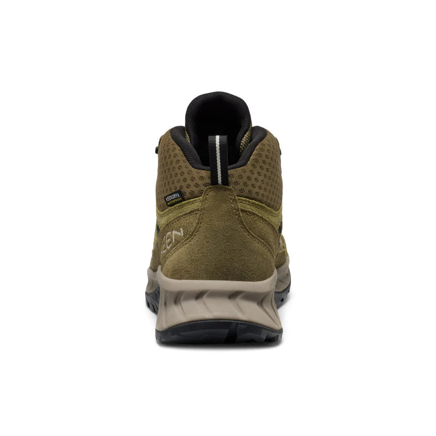 KEEN Men's Hightrail Waterproof Hiking Boot - MARTINI OLIVE/DARK OLIVE