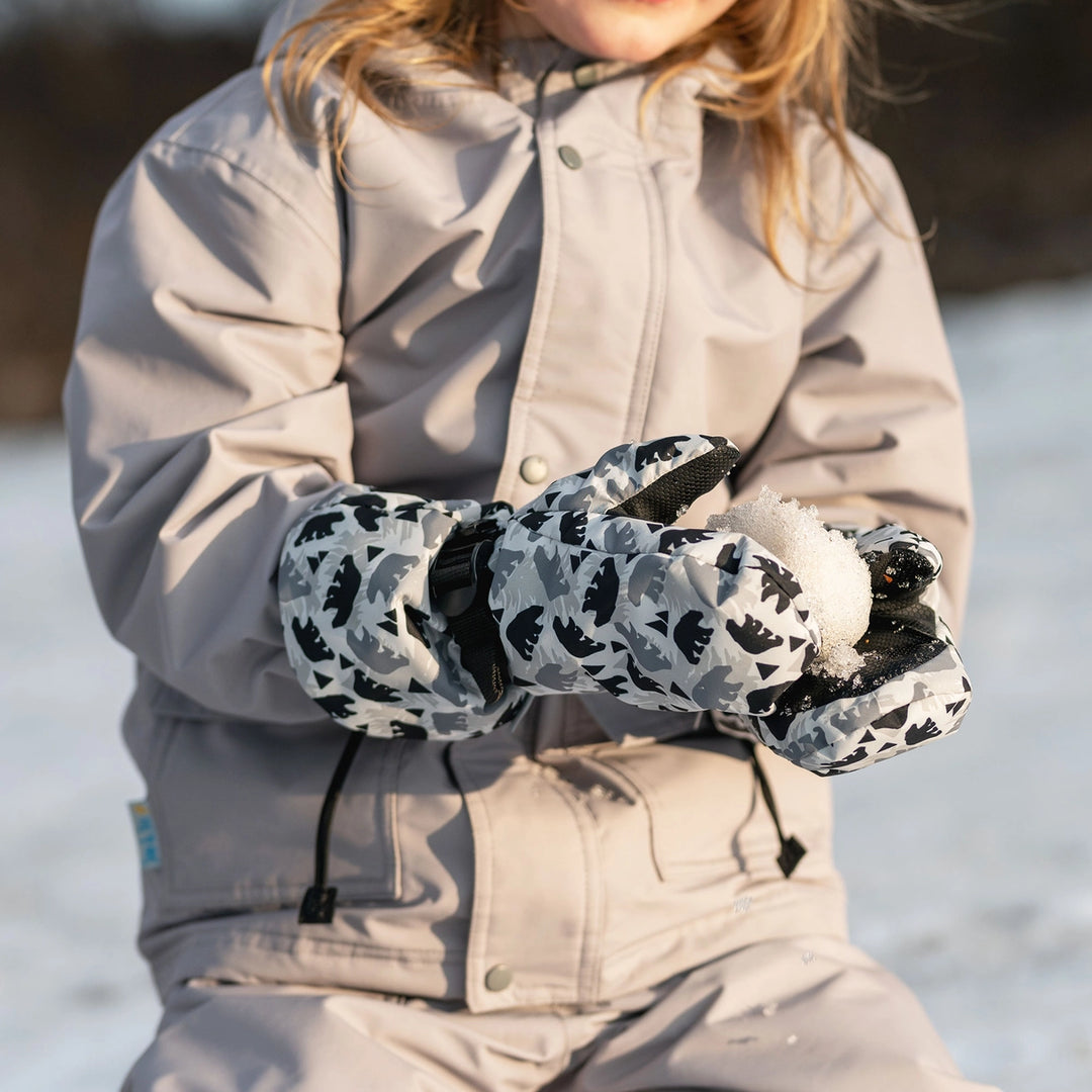 >Jan & Jul Kids Toasty-Dry Waterproof Snow Mitten - Bear Cub