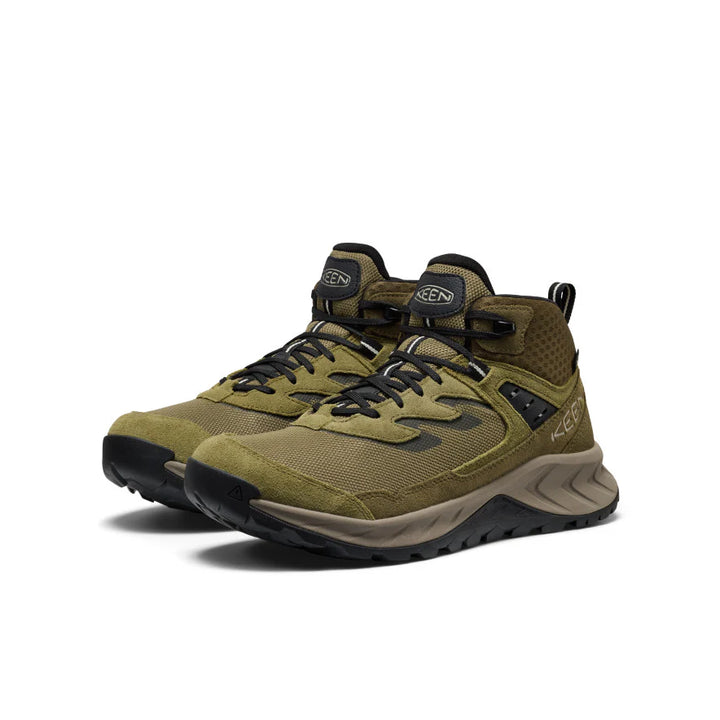 KEEN Men's Hightrail Waterproof Hiking Boot - MARTINI OLIVE/DARK OLIVE