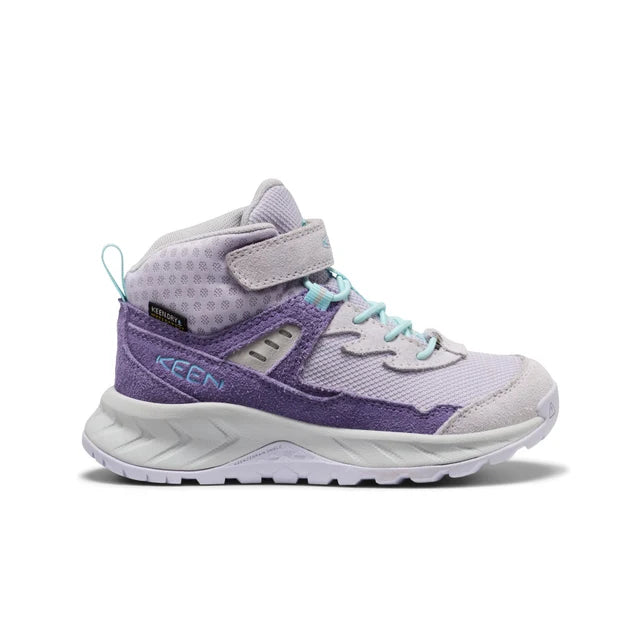 >KEEN Kids Hightrail Versatile Traction Waterproof Hiking Boot - PURPLE HAZE/THISTLE