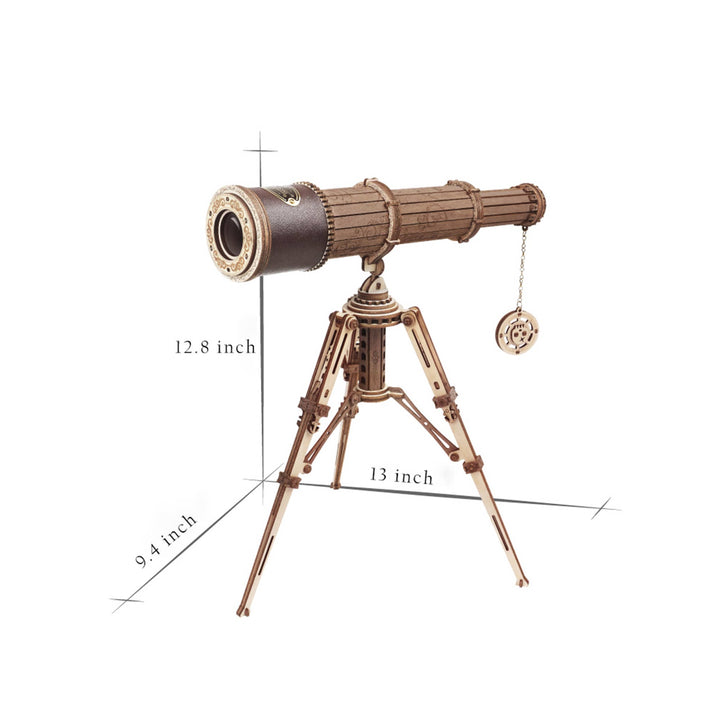 >Hands Craft DIY Wooden Puzzle: Monocular Telescope