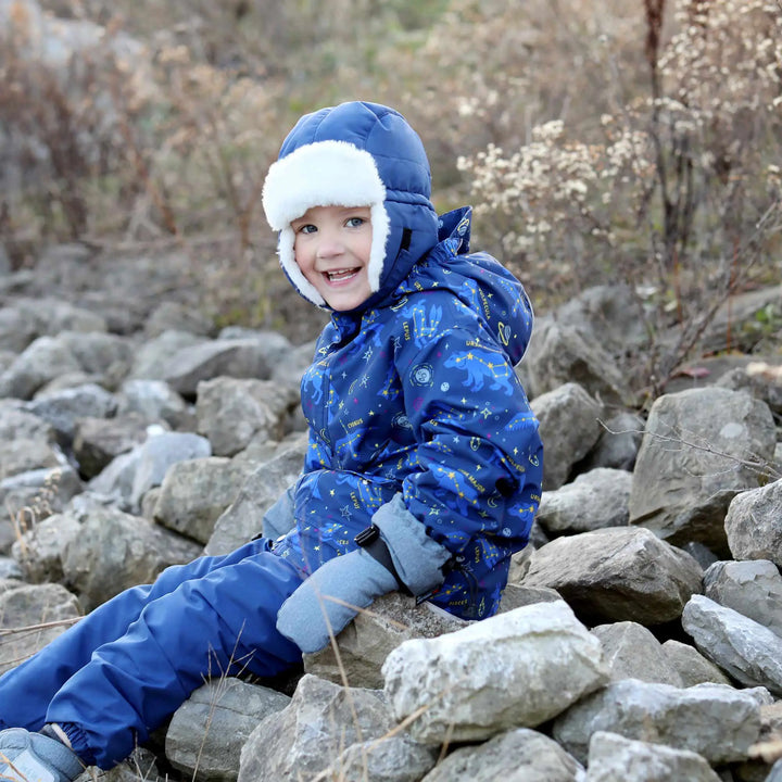 Jan & Jul Kids Cozy-Dry Waterproof Jacket - Constellations