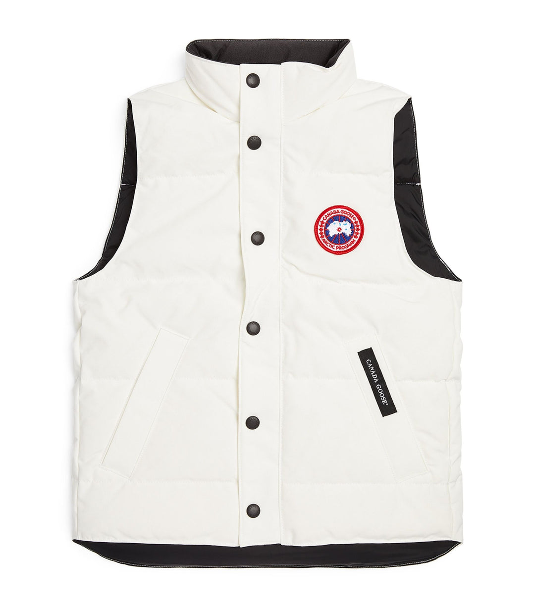Canada Goose Kids Youth 4554Y Vanier Down Vest White – Mom Loves