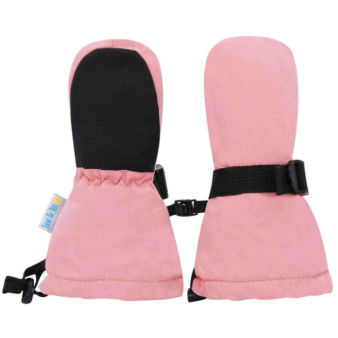 >Jan & Jul Kids Toasty-Dry Waterproof Snow Mitten - Dusty Pink