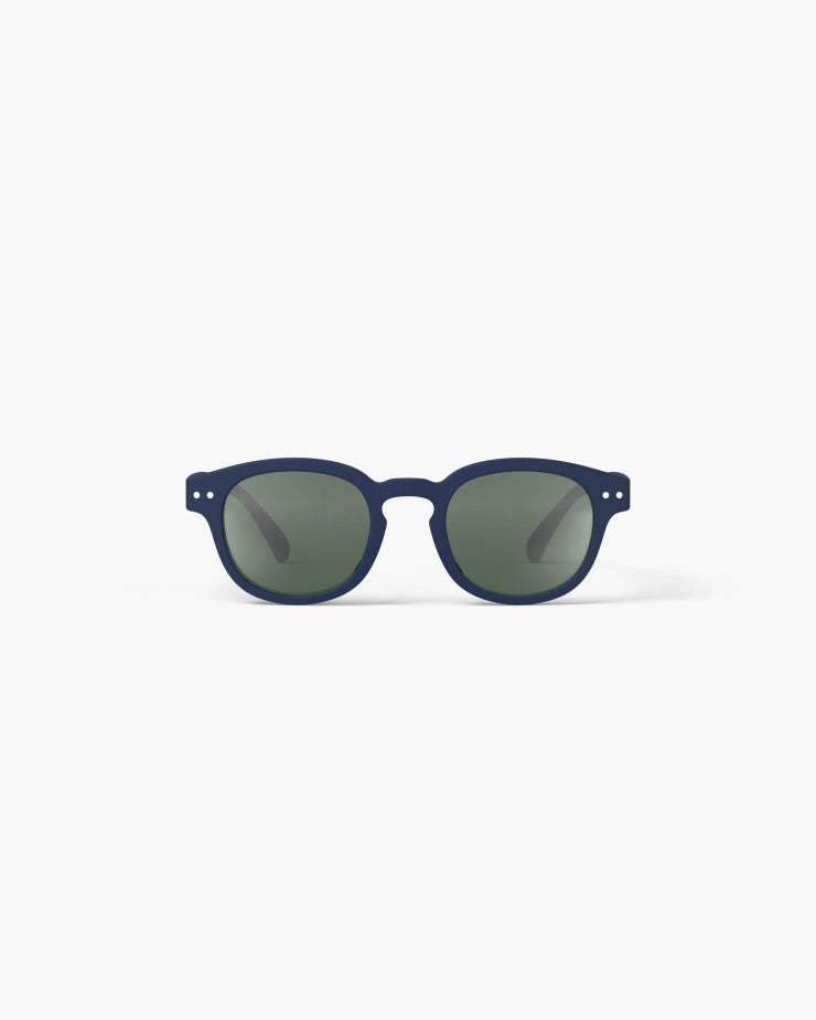 IZIPIZI PARIS Kids Polarized Sunglasses in Square #C - Navy Blue