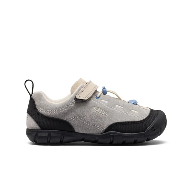 >KEEN Kids Jasper II Play-Anywhere Comfort Leather Sneaker - ALLOY/BIRCH