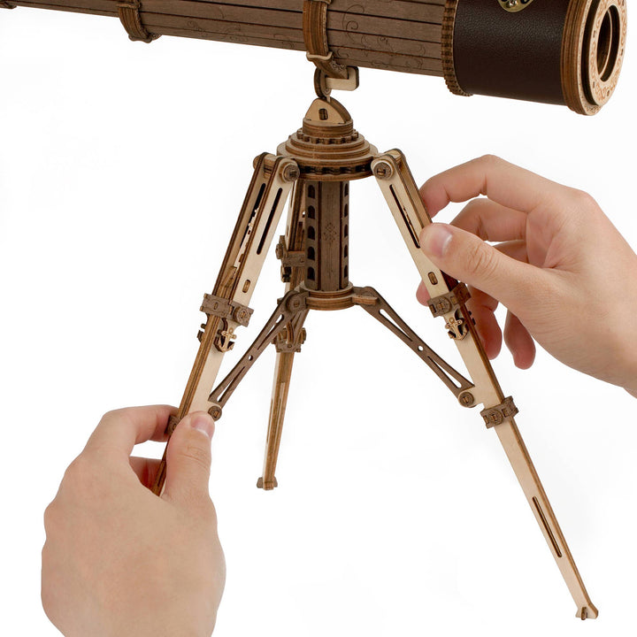 >Hands Craft DIY Wooden Puzzle: Monocular Telescope