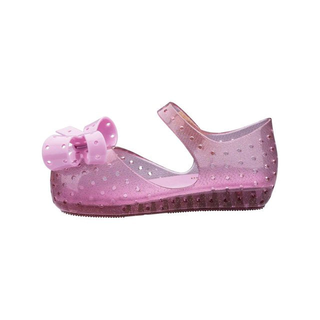Mini Melissa Kids Girl Furadinha XI Sandals Shoes in Pink Twink