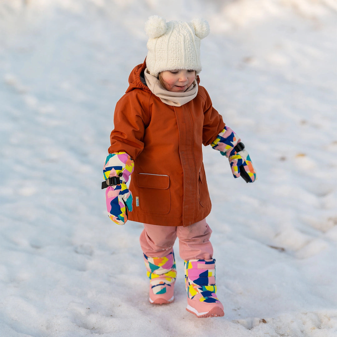 Winter Wear Jan Jul Kids' Waterproof Snow Bibs Insulated