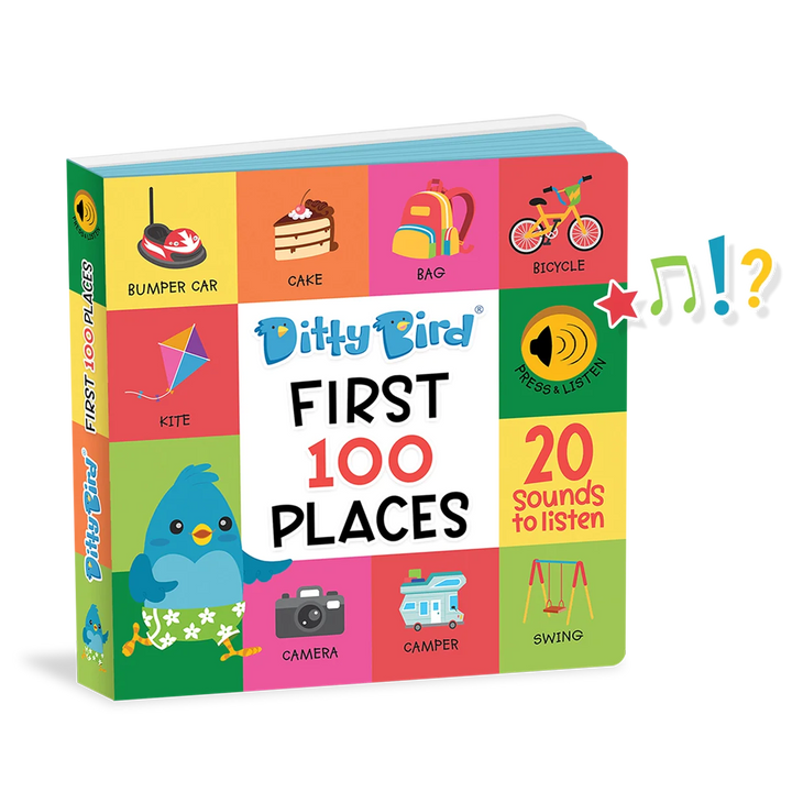 Ditty Bird Baby Sound Vocabulary Book: First 100 Places