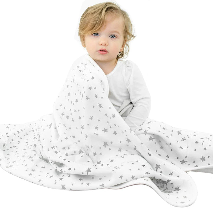 >Woolino Merino Wool 4 Season Stroller Baby Blanket 40"x31.5" [multi-color]