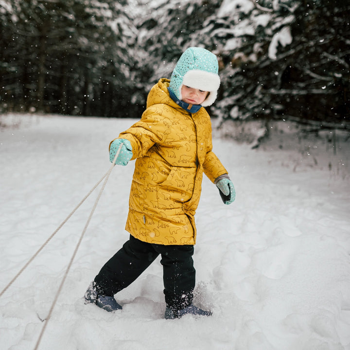 >Jan & Jul Kids Toasty-Dry Puffy Coat - Winter Bear