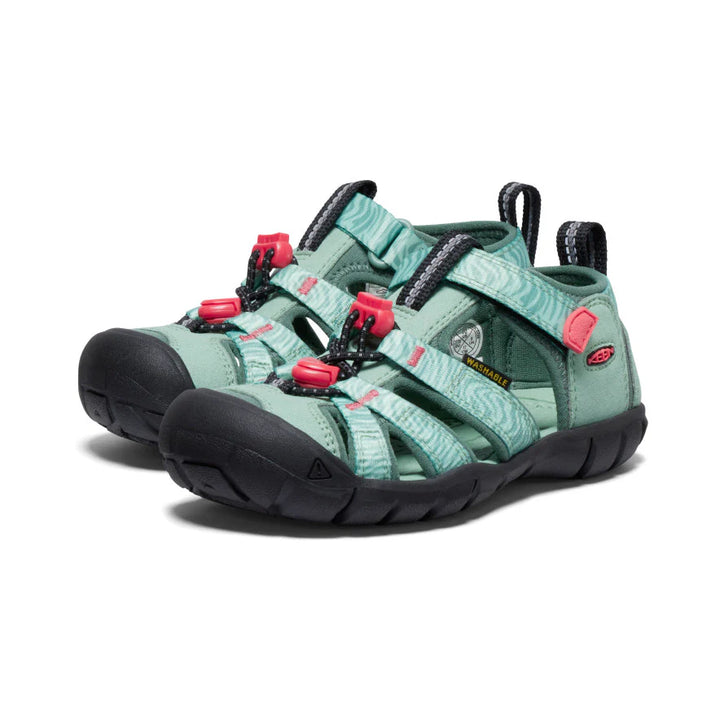 >KEEN Kids Seacamp II CNX Hybrid Water Sandal - Granite Green/Cayenne