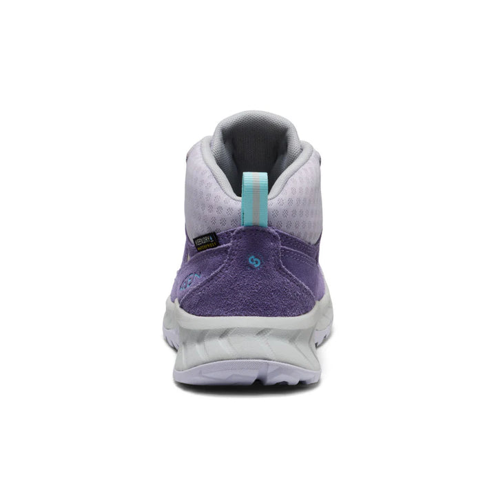 >KEEN Kids Hightrail Versatile Traction Waterproof Hiking Boot - PURPLE HAZE/THISTLE