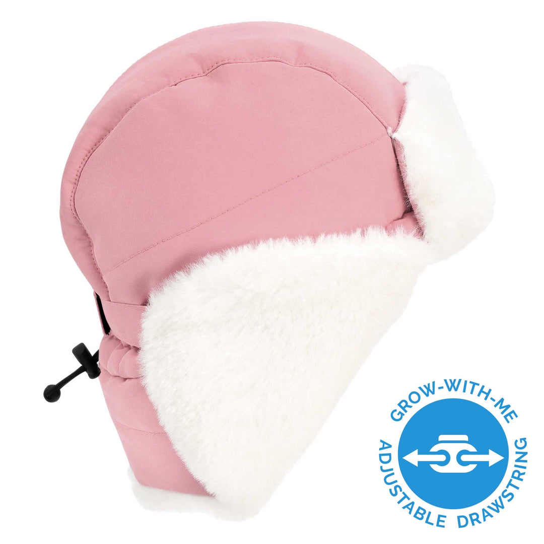 >Jan & Jul Kids Toasty-Dry Trapper Hat - Dusty Pink