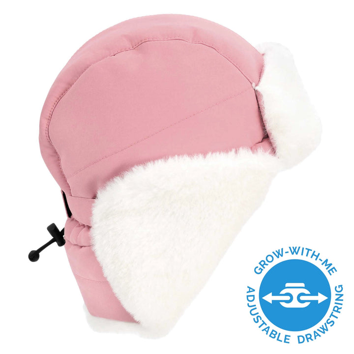 >Jan & Jul Kids Toasty-Dry Trapper Hat - Dusty Pink