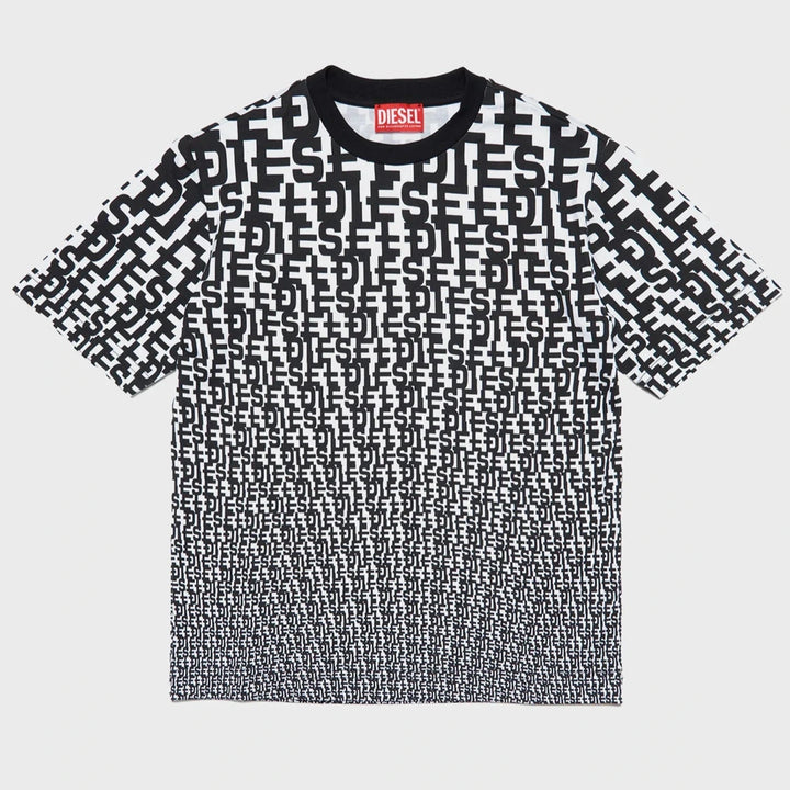 Diesel Kids T-shirt with TLANG OVER Pattern - 8Y