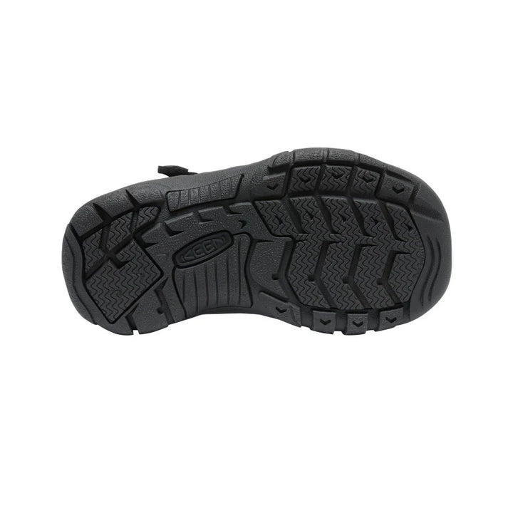>KEEN Kids Newport H2 Quick-Dry Sandal - Black/Lime Green