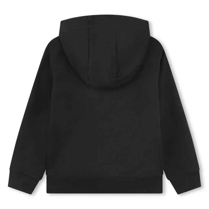 HUGO Kids Black Zip Up Hoodie - 12Y