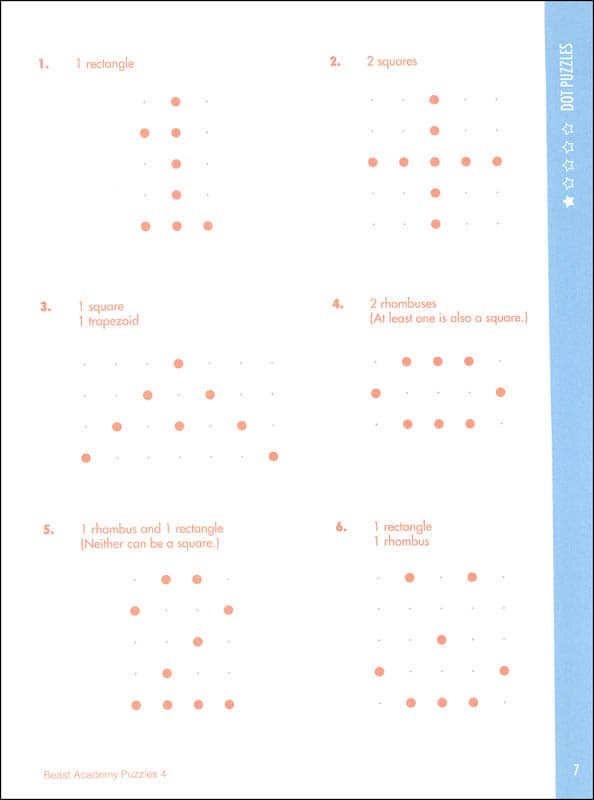 Beast Academy Level 4 Math Books - Ages 9-12 with FREE Puzzles Book