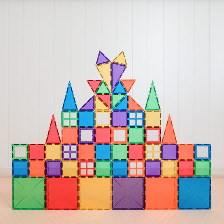 CONNETIX Rainbow Tiles - 60 Pieces Starter Pack