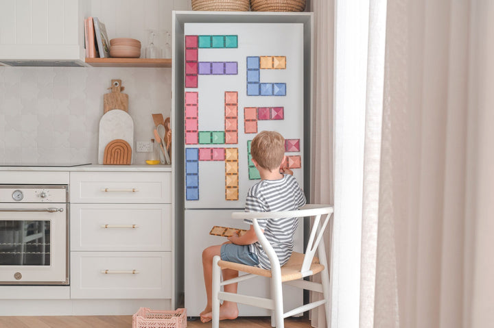 >CONNETIX Pastel Tiles - 24 Pieces Rectangle Pack