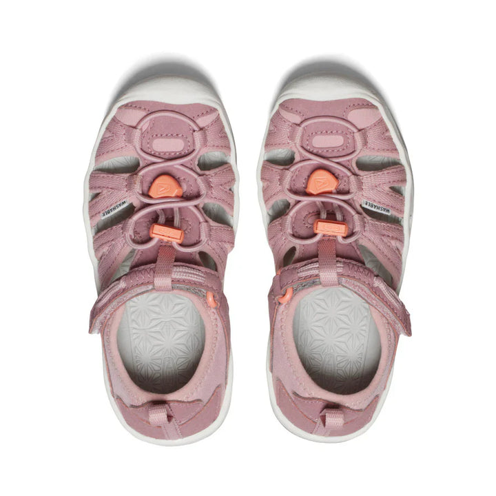 KEEN Kids Moxie Lightweight Sandal - Nostalgia Rose/Papaya Punch