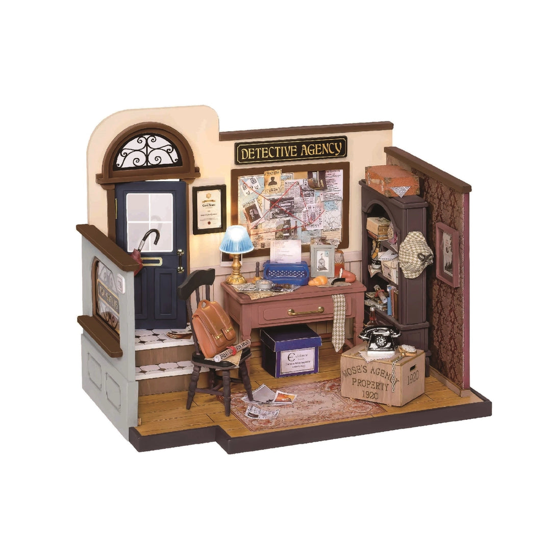 >Hands Craft DIY Miniature House Kit: Mose's Detective Agency