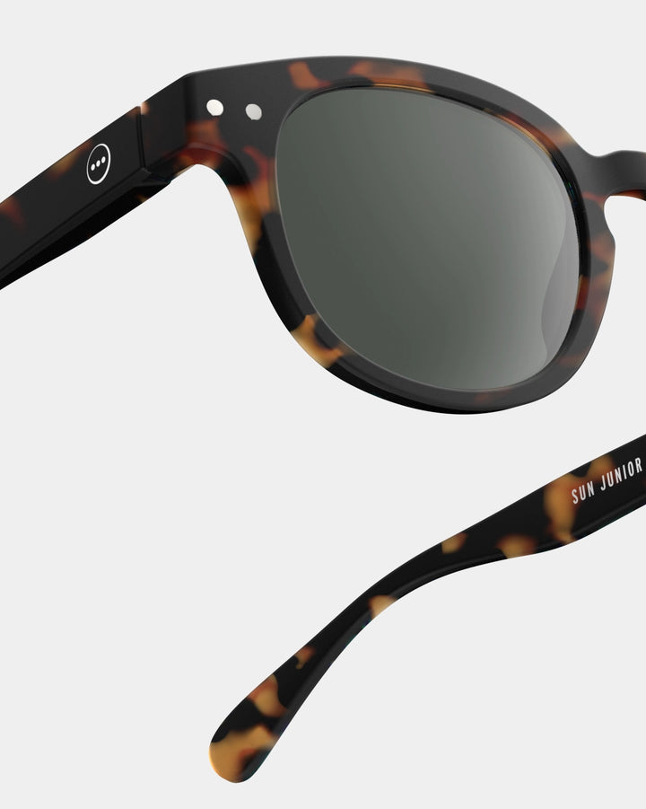 IZIPIZI PARIS Junior Polarized Sunglasses in Square #C - Tortoise