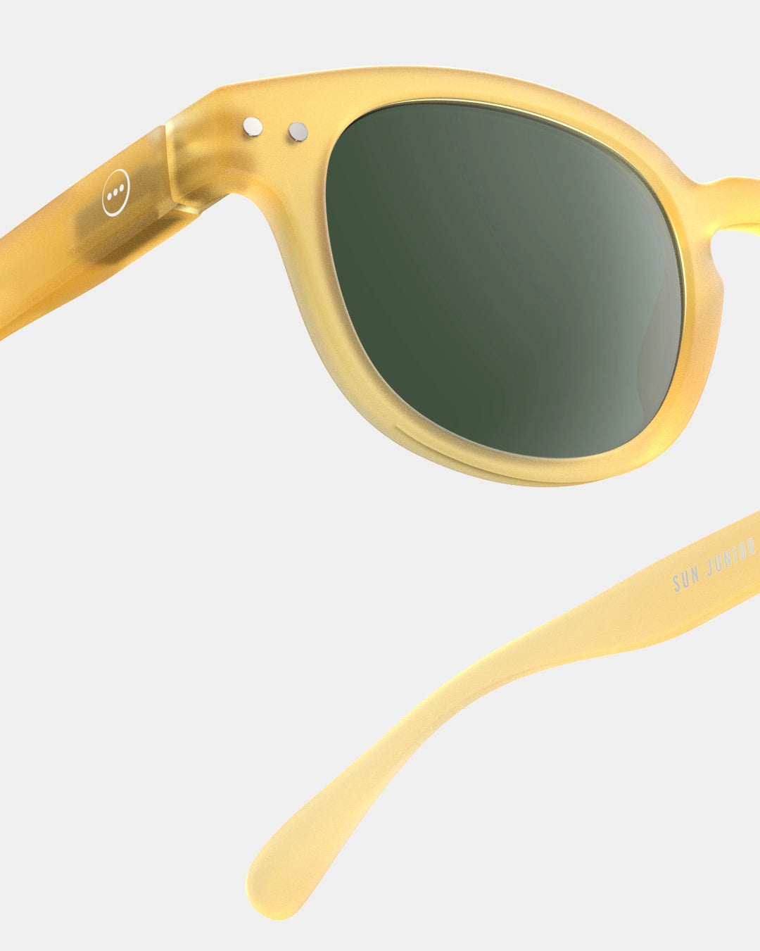 IZIPIZI PARIS Kids Polarized Sunglasses in Square #C - Yellow Honey