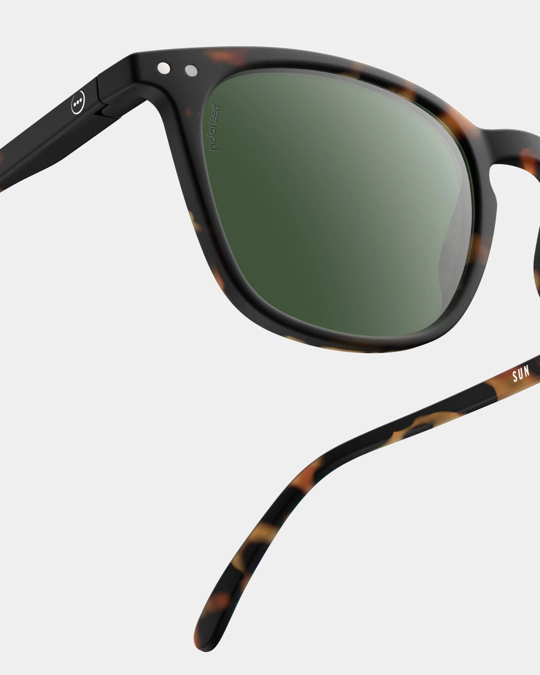 IZIPIZI PARIS Men/Women‘s Polarized Sunglasses in Trapezoidal #E - Tortoise