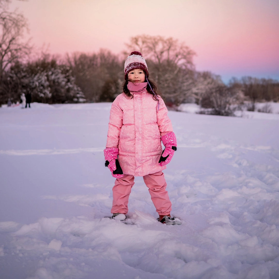 >Jan & Jul Kids Cozy-Dry Rain & Snow Pants - Dusty Pink