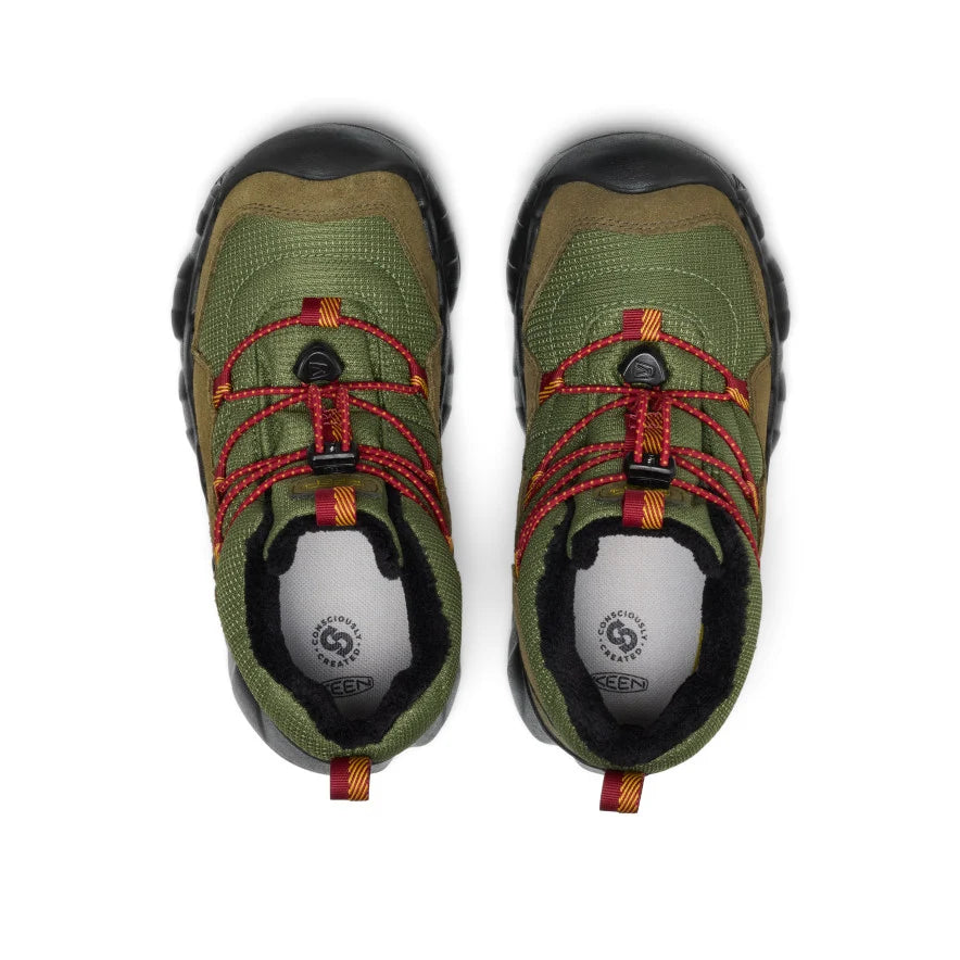 >KEEN Kids Hypowser Waterproof Chukka - FOREST NIGHT/GARNET