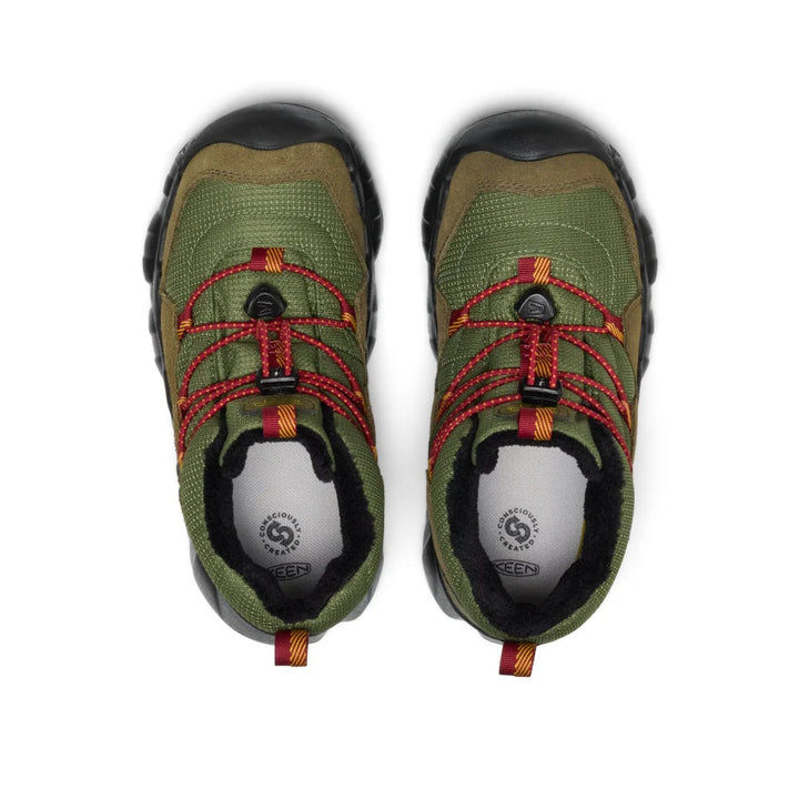 >KEEN Kids Hypowser Waterproof Chukka - FOREST NIGHT/GARNET