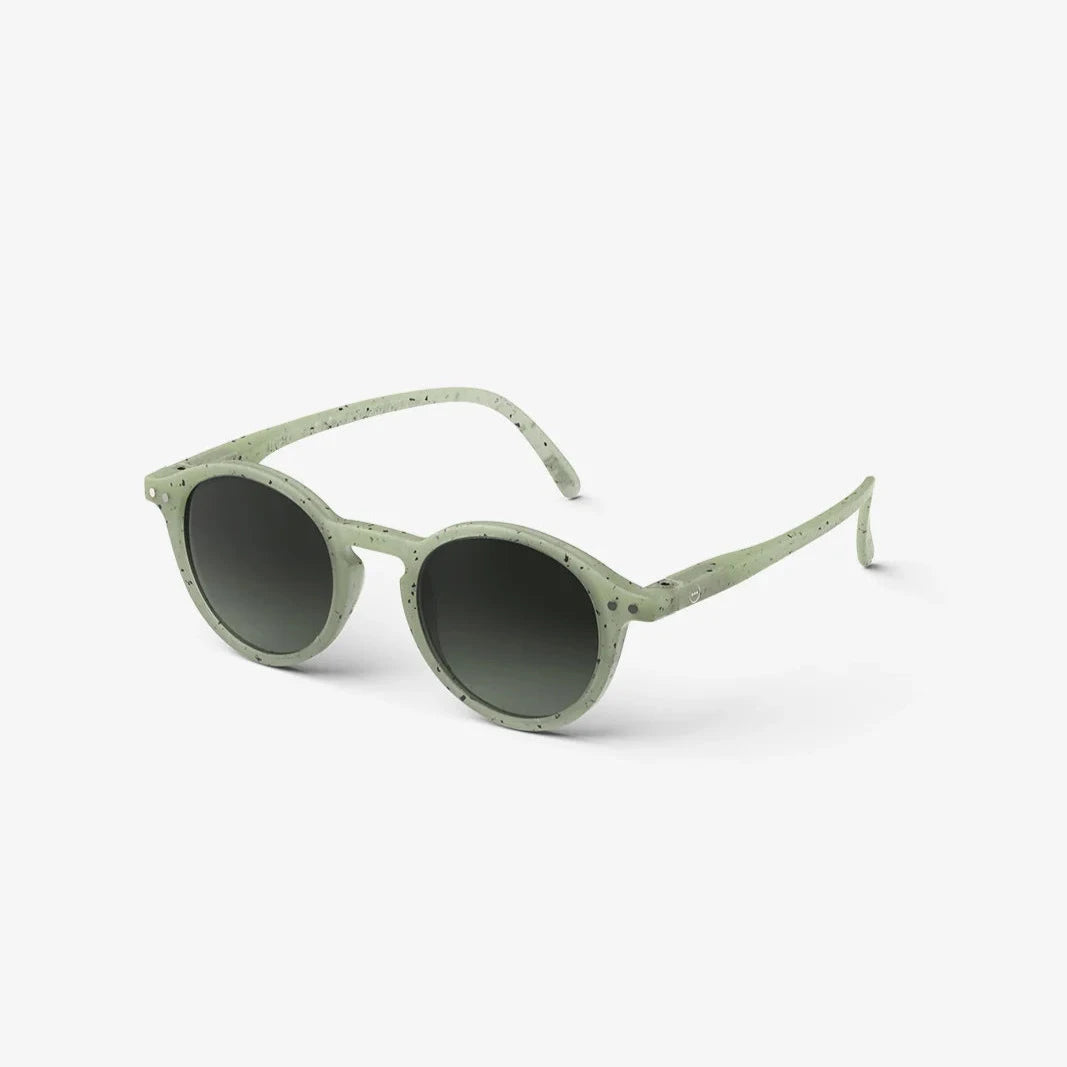 IZIPIZI PARIS Junior 5-10 Years Polarized Sunglasses in Pantos #D Shape - Dyed Green