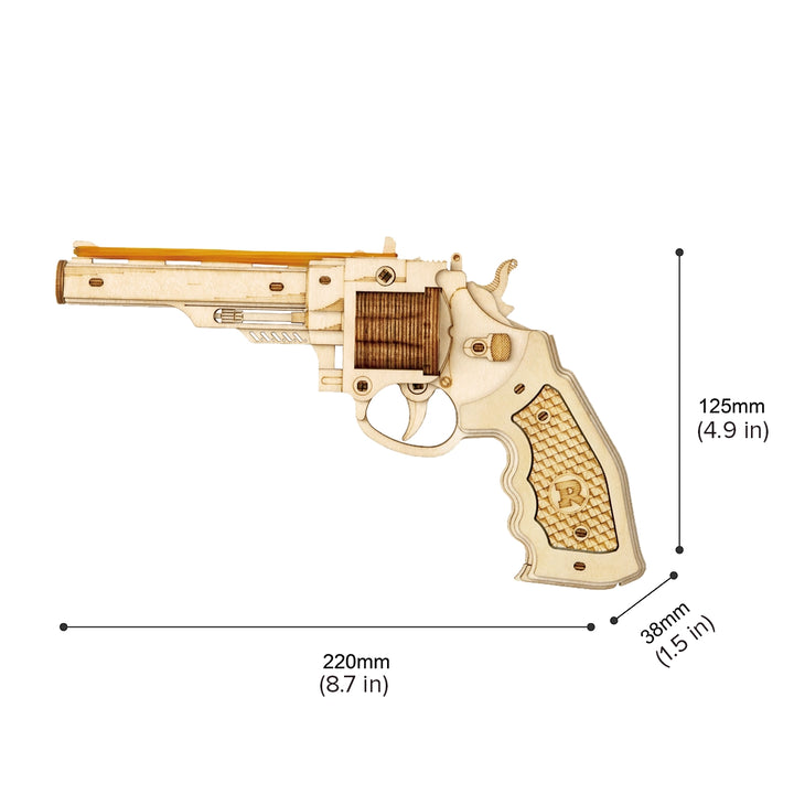 >Hands Craft DIY 3D Puzzle: Corsac M60 Rubber Band Gun