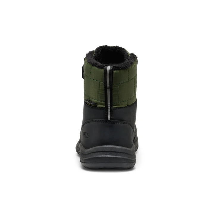 >KEEN Kids Kanibou Waterproof Winter Boot - BLACK/BRONZE GREEN